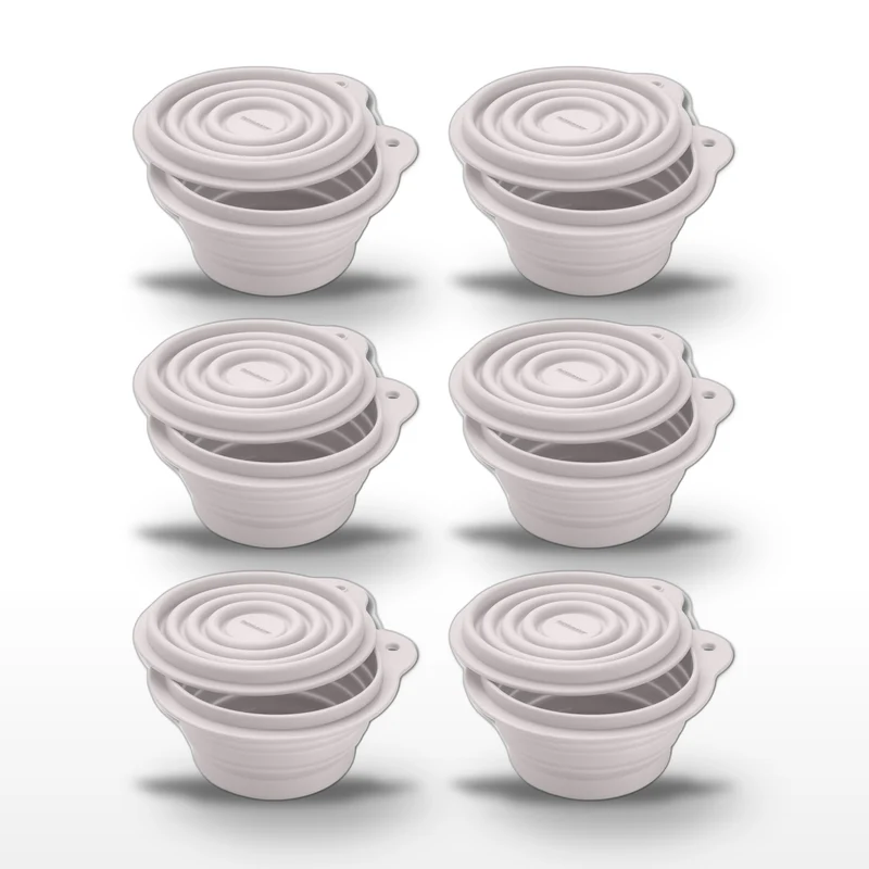 Lot de 6 lunch boxes 1,2 L avec 6 ustensiles de cuisine Fackelmann Storage