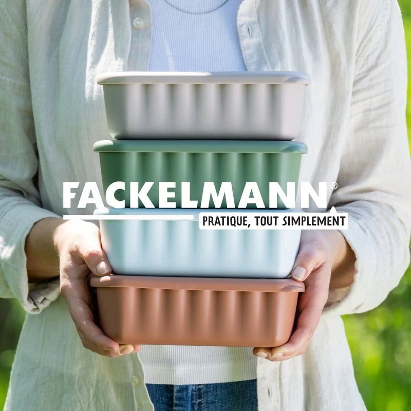 Lot de 6 lunch box compartiment avec 1L Fackelmann Storage