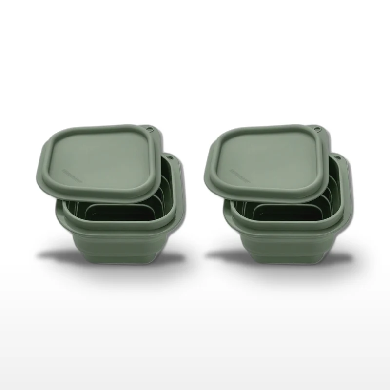 Lot de 2 lunch box 1L avec 2 ustensiles de cuisine Fackelmann Storage