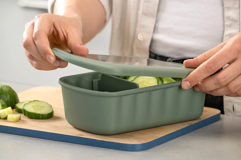 Lunchbox Verte à compartiment réglable 1 litre sans BPA Fackelmann Storage
