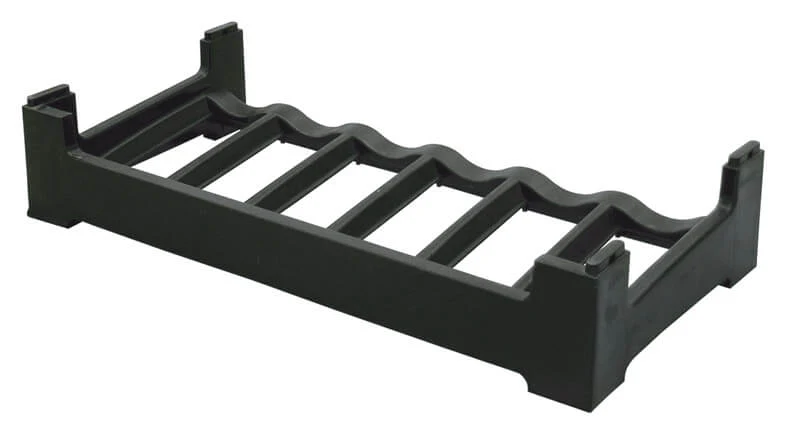 Porte-bouteille de vin modulable 6 places empilable plastique 60x30x12h