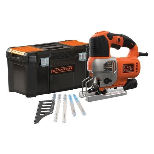 Black & Decker avec étui et 5 lames de scie sauteuse