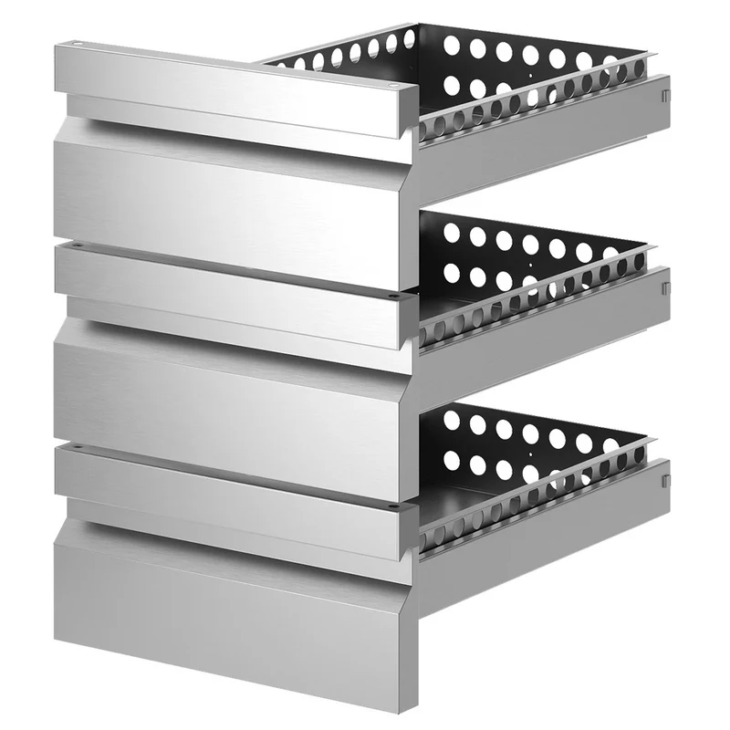 Option: Kit bloc 3 tiroirs 1/3+1/3+1/3 - Diamond