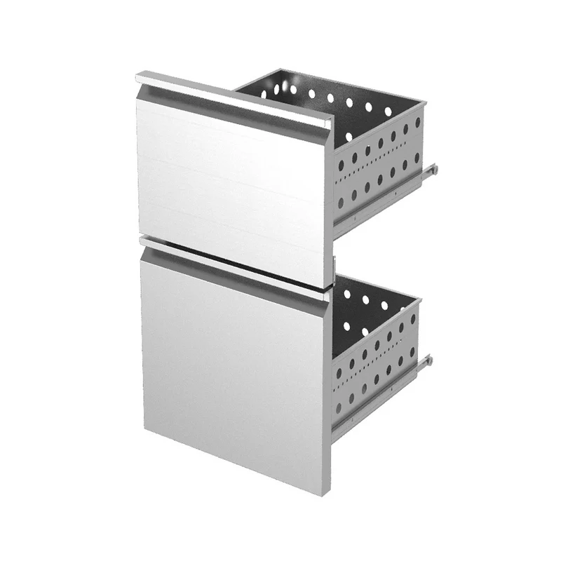 Kit bloc tiroirs (2/5+3/5) inox x KBR… - Diamond