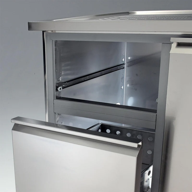 Kit bloc tiroirs (2/5+3/5) inox x KBR… - Diamond