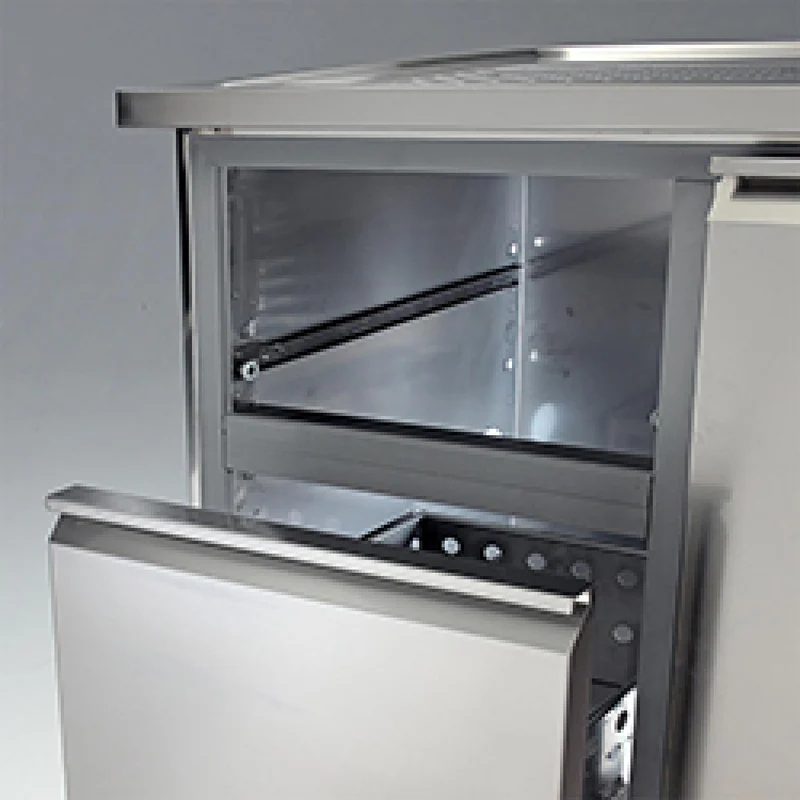 Kit bloc tiroirs (1/2+1/2) inox x KBR... - Diamond