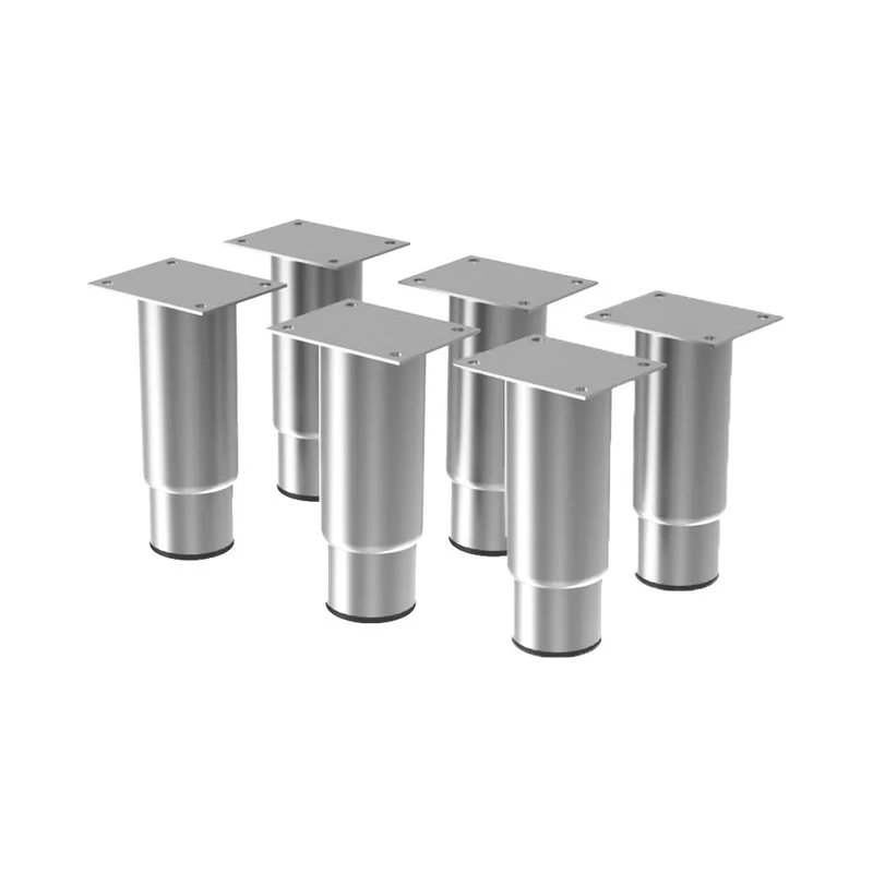 Kit de 6 Pieds inox réglable (h.125mm) - Diamond