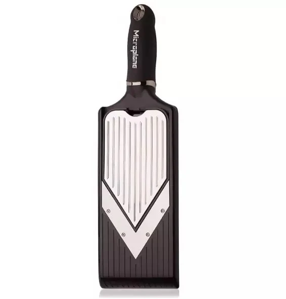 Mandoline en V avec lame à julienne Microplane