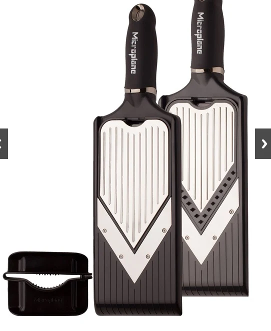 Mandoline en V avec lame à julienne Microplane