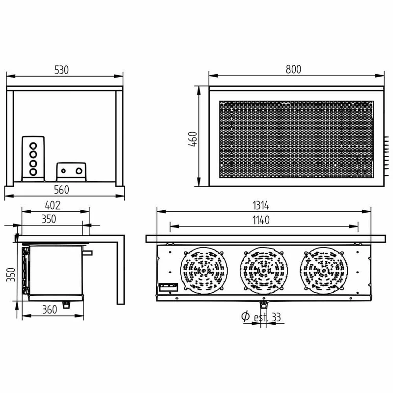 Groupe frigorifique "By-block" T° -15°-25° - 1,95 kW - Diamond