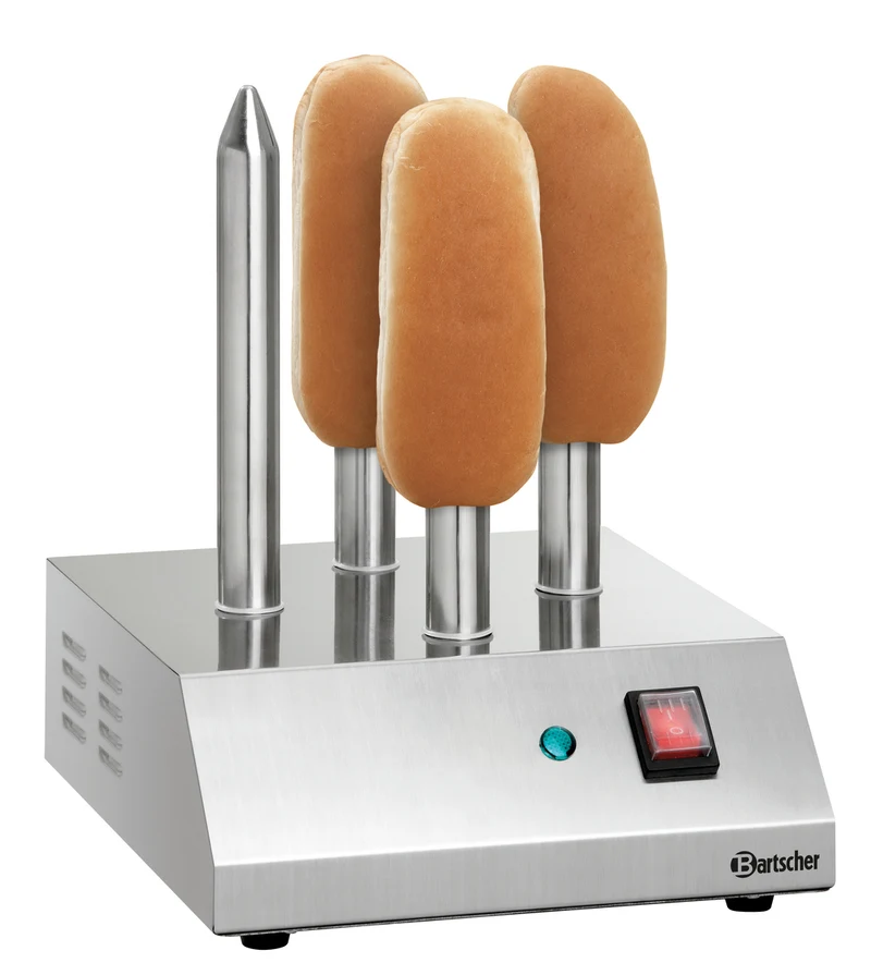 Chauffe-pains à hot-dogs 4 broches T4 – Bartscher