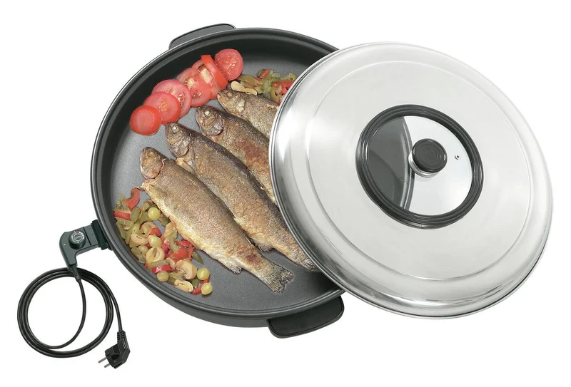 Poêle multifonction électrique Ø 55 cm 10 L antiadhésive – Bartscher