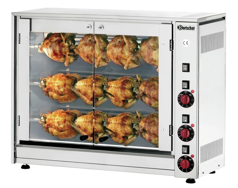 Rôtissoire électrique P12N (12 poulets) – Bartscher