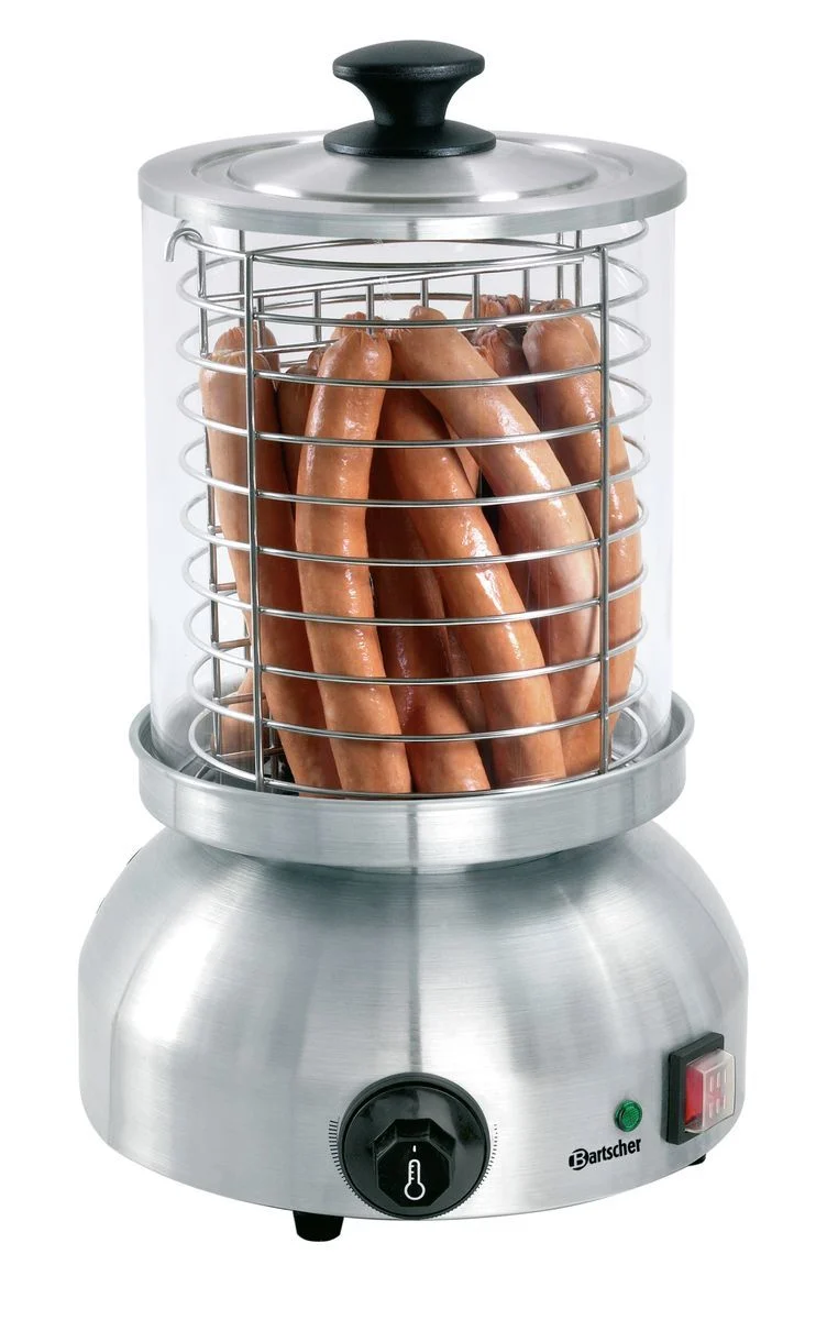 Appareil à hot-dogs rond cylindre verre – Bartscher