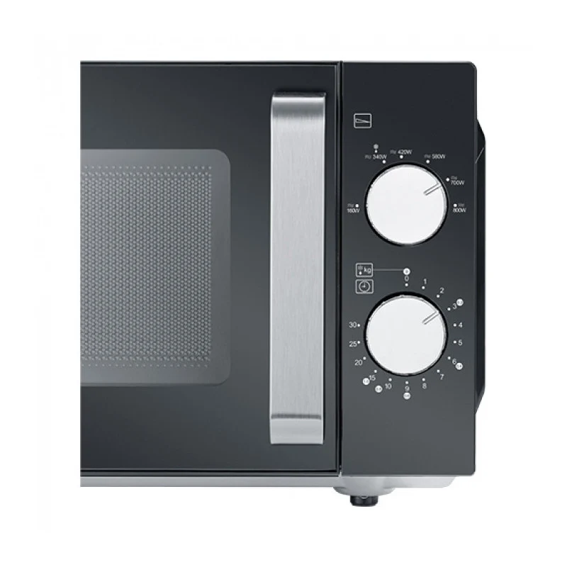 Micro-onde Professionnel 20L 800W - 6 Niveaux de Puissance, Finition Noire - Severin