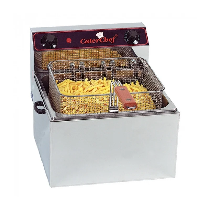 Friteuse 10 L inox - 6000 W - CATERCHEF STAR