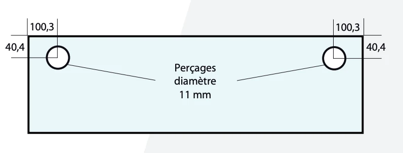 Vitre adaptable four MAP