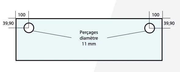 Vitre adaptable four MAP
