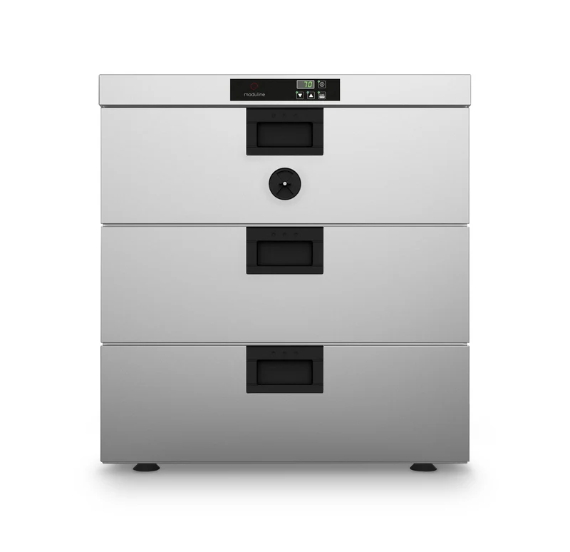 Tiroirs de maintien au chaud - 3 bacs GN 1/1 - Moduline