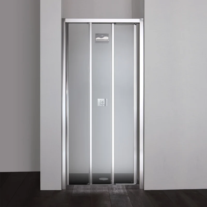 Porte niche de douche 110 cm avec trois portes