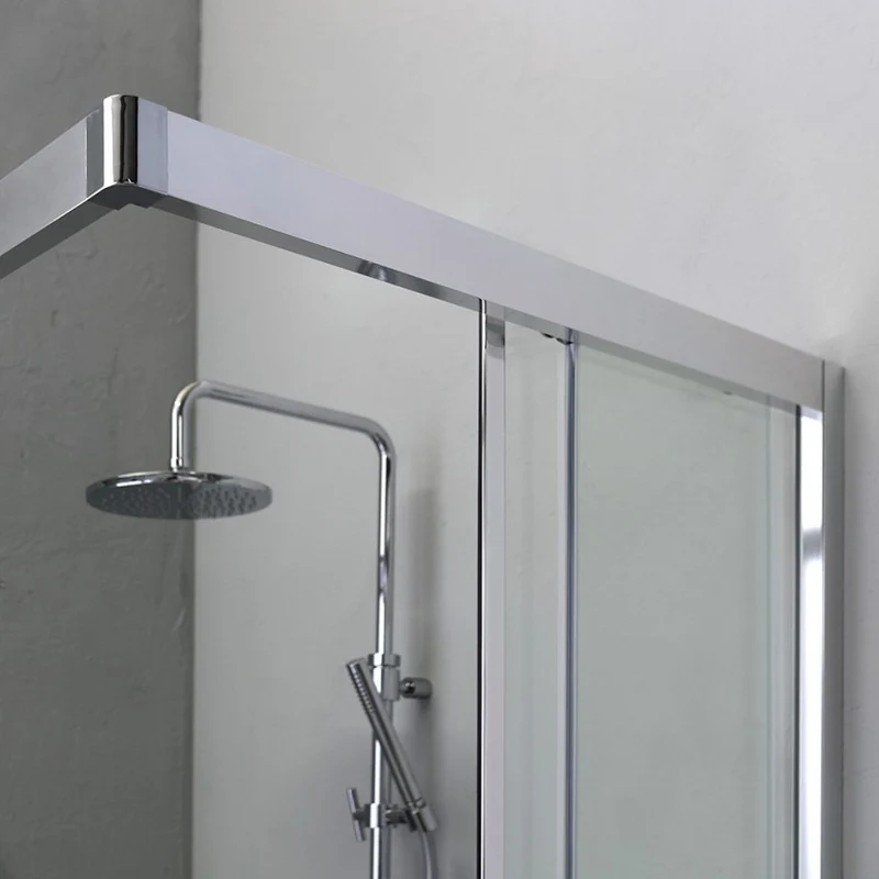 Cabine de douche 90x120 design moderne avec profil plat