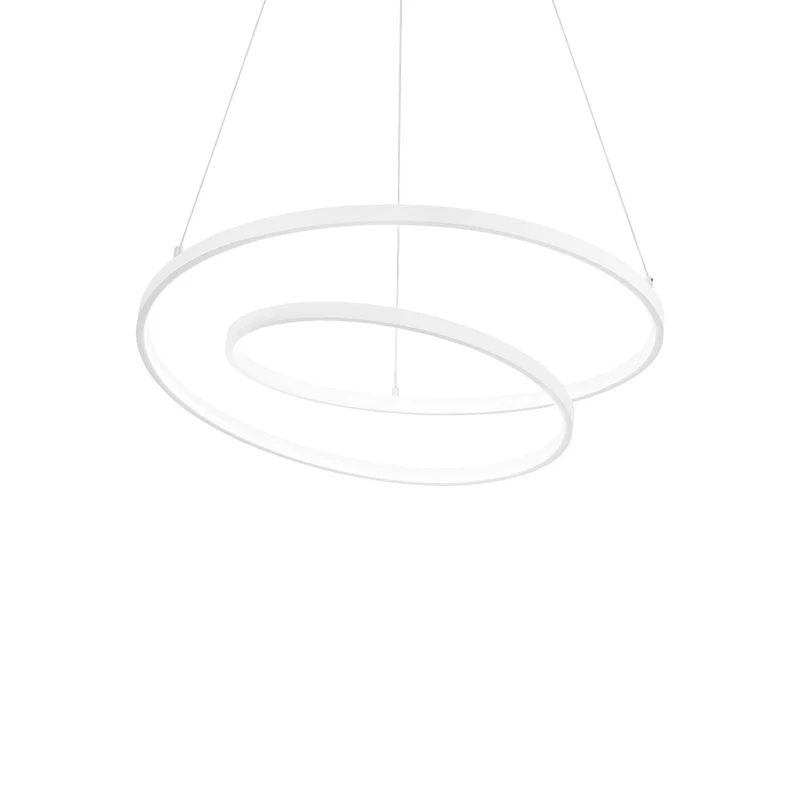 Suspension blanche D 600 x H min 400 - max 2150 mm
