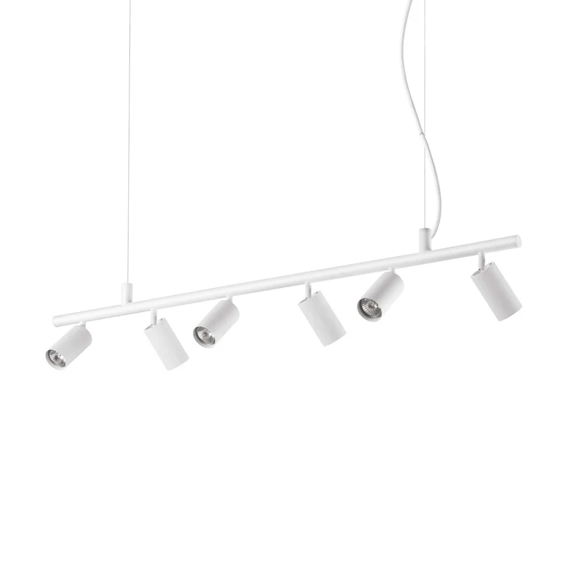 Suspension blanche L 1155 x H min 355 - max 2105 x P 55 mm