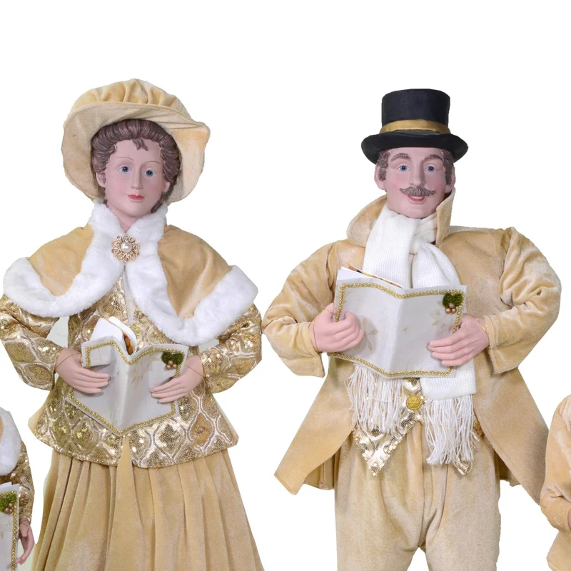 Ensemble de tissu doré famille Cantori 4pcs cm34x22h95