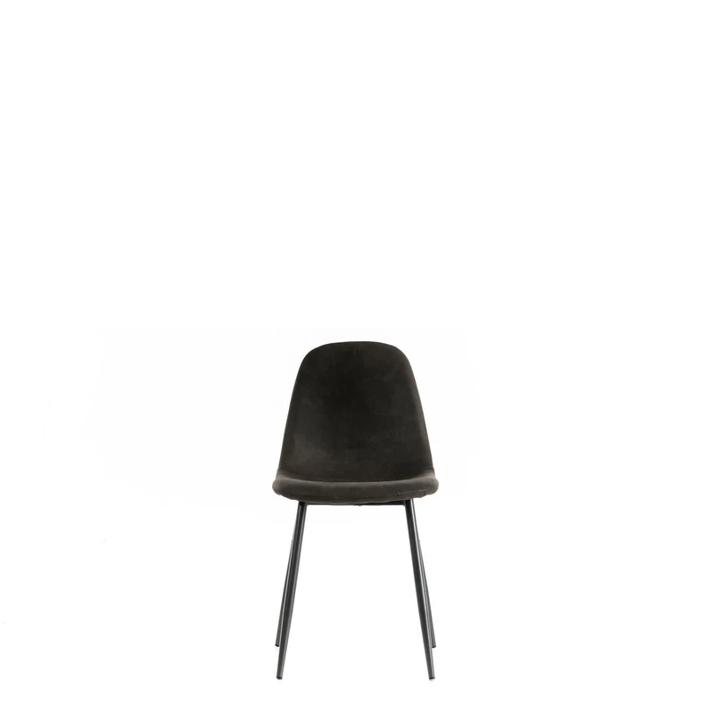 4x Chaise en simili cuir 44cm x 50cm H. 84cm