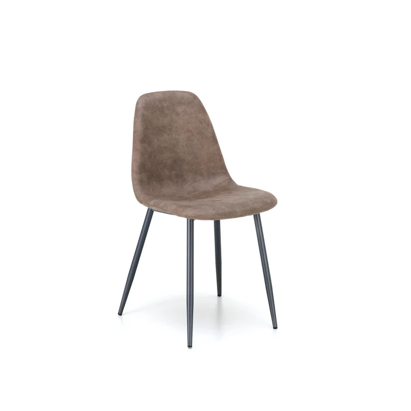 4x Chaise en Simili Cuir 44cm x 50cm H. 84cm