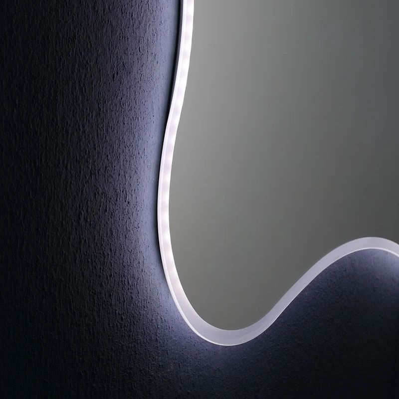 Miroir 100x75 avec cadre LED