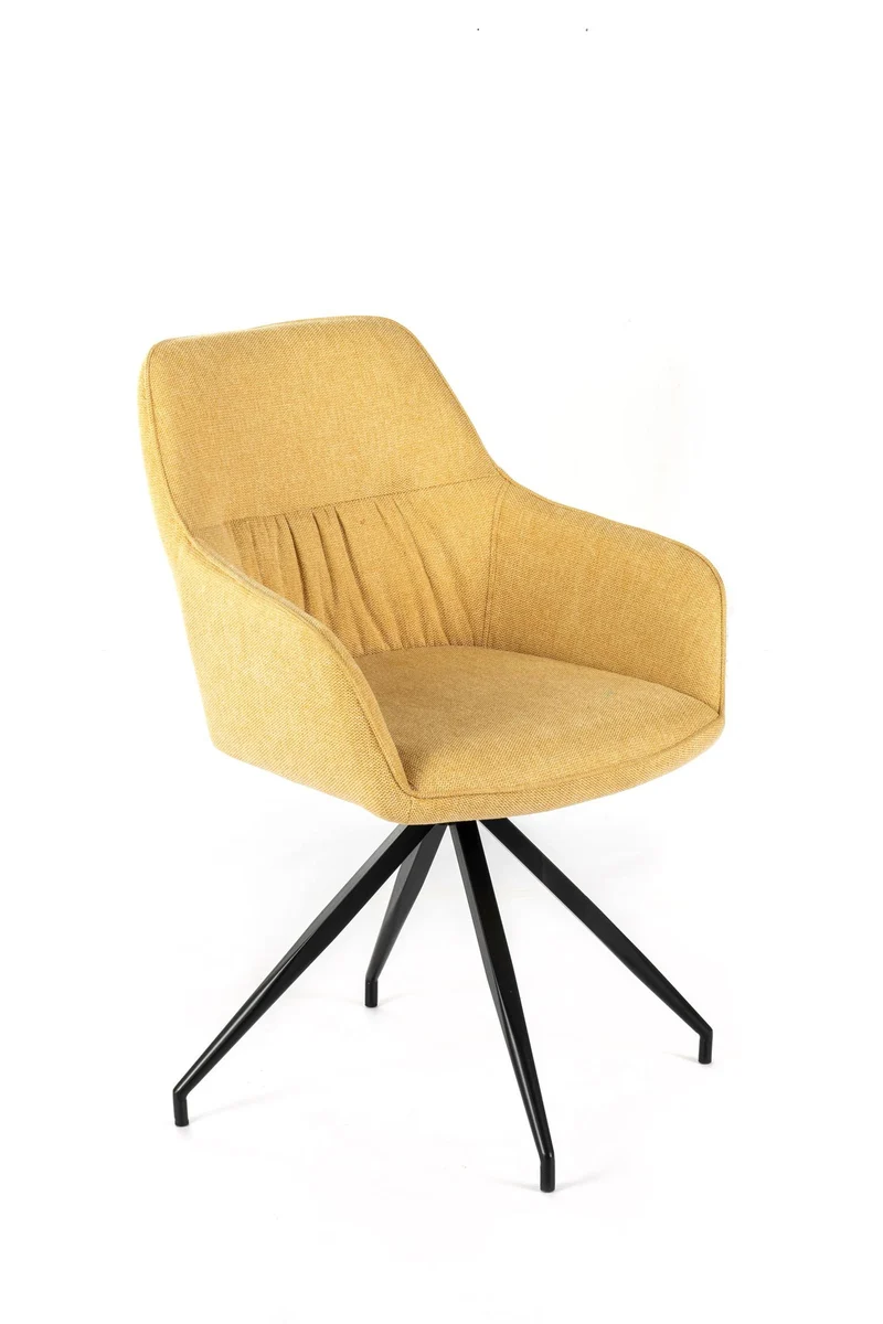 4x Chaise en tissu 56cm x 56cm H. 87cm
