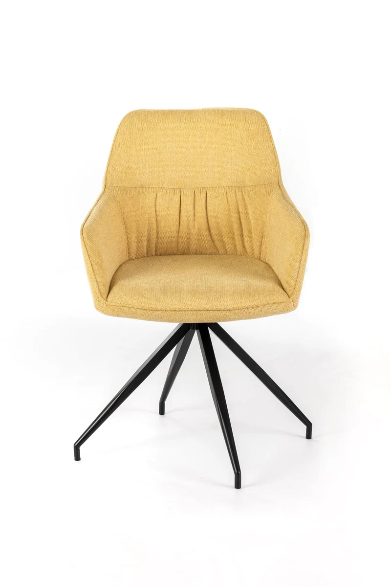 4x Chaise en tissu 56cm x 56cm H. 87cm