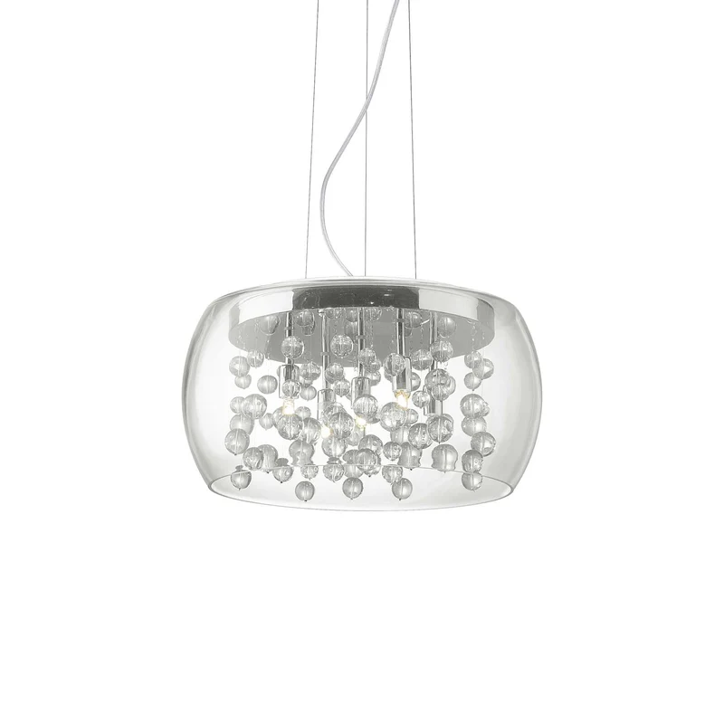 Lampe à suspension transparente Audi-80 D400xH450-2200mm