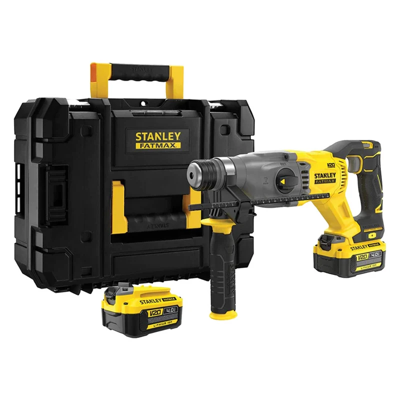 Marteau perforateur Stanley Fatmax Sfmch 900M22 + 2 batteries-chargeurs - coffret