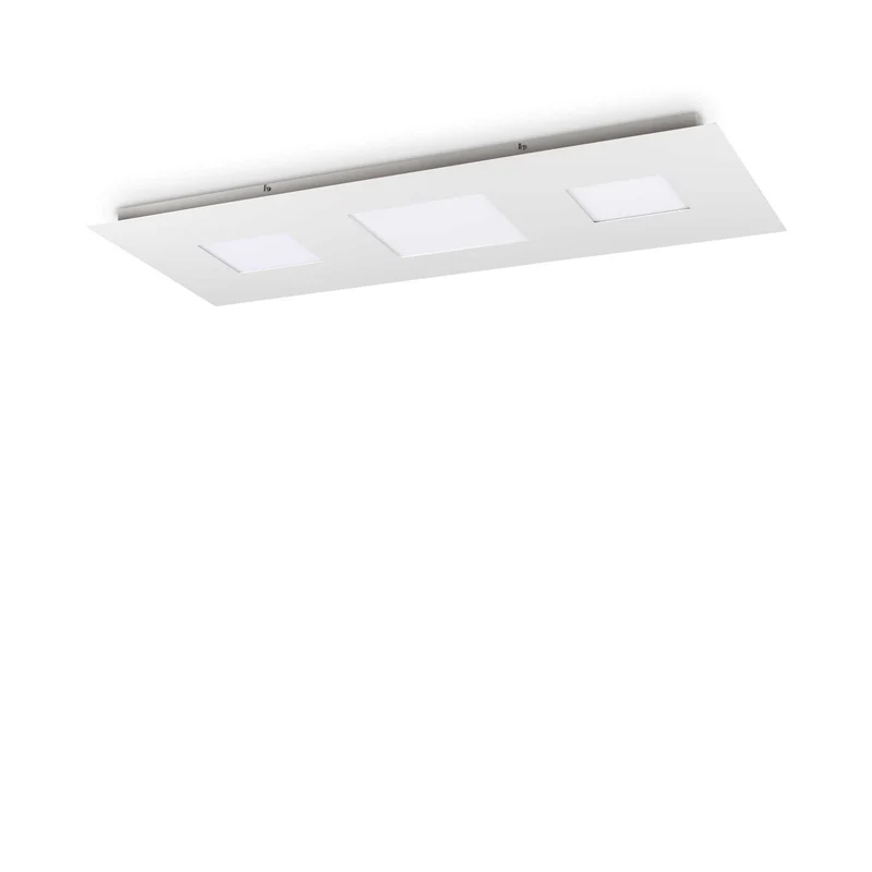 Plafonnier blanc L 1100 x H 40 x P 500 mm