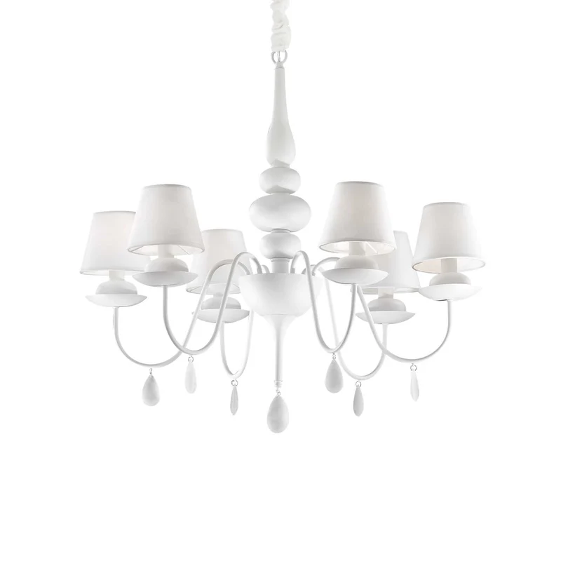 Suspension blanche D 780 x H min 960 - max 1860 mm