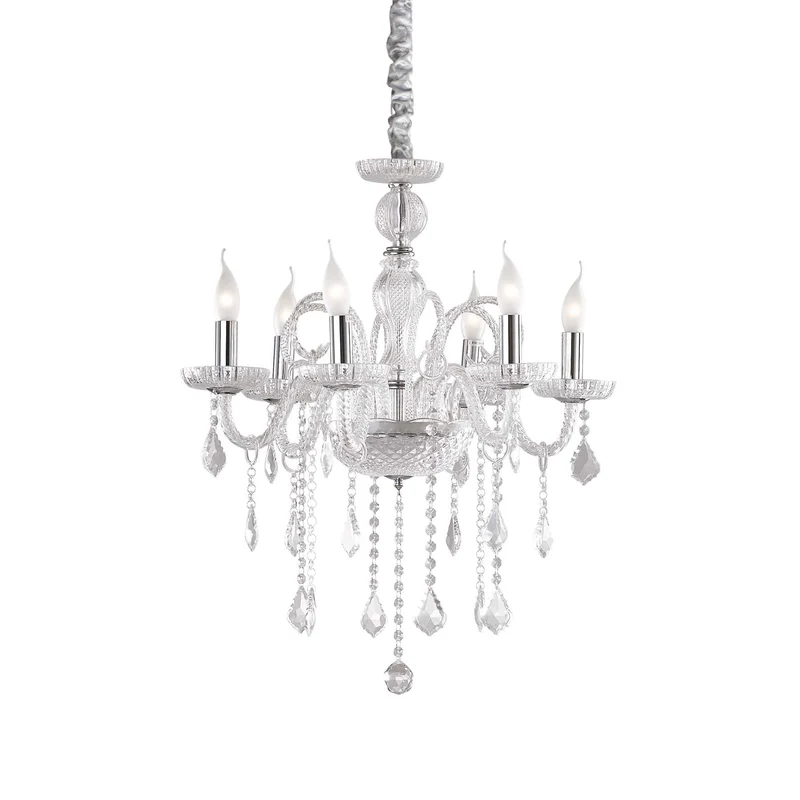 Lampe à suspension transparente Giudecca D580xH900-1350mm