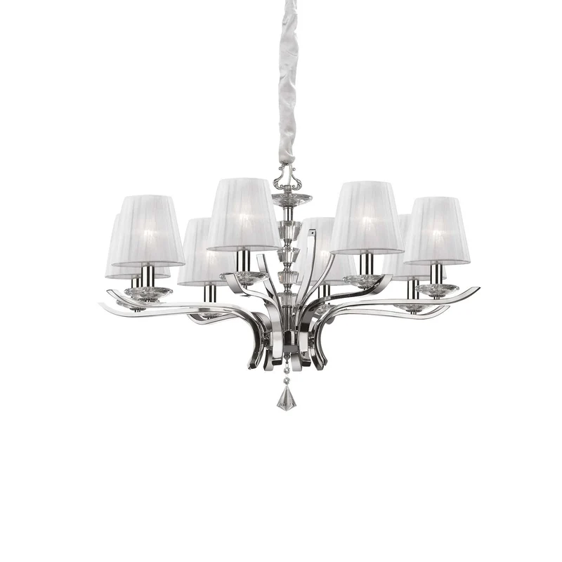 Suspension blanche D 760 x H min 640 - max 1500 mm