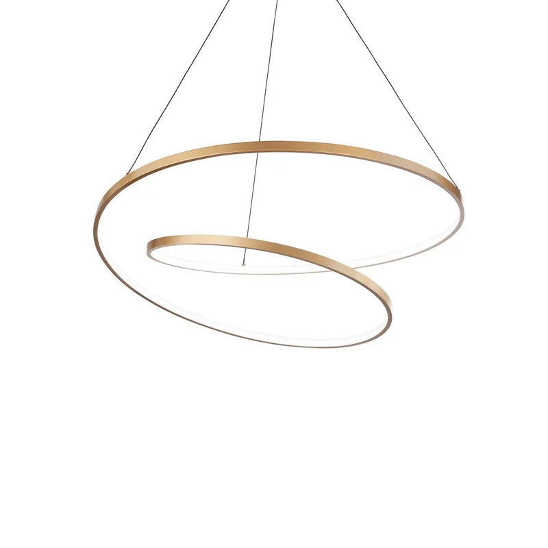 Suspension en laiton D 800 x H min 490 - max 2240 mm
