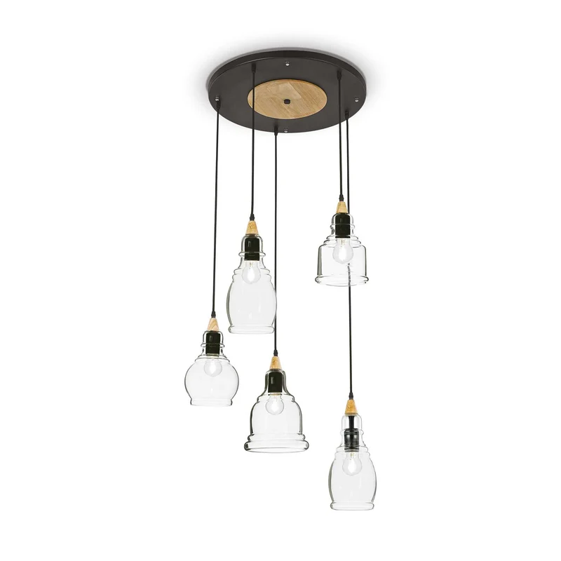 Suspension noire D 500 x H min 635 - max 1325 mm