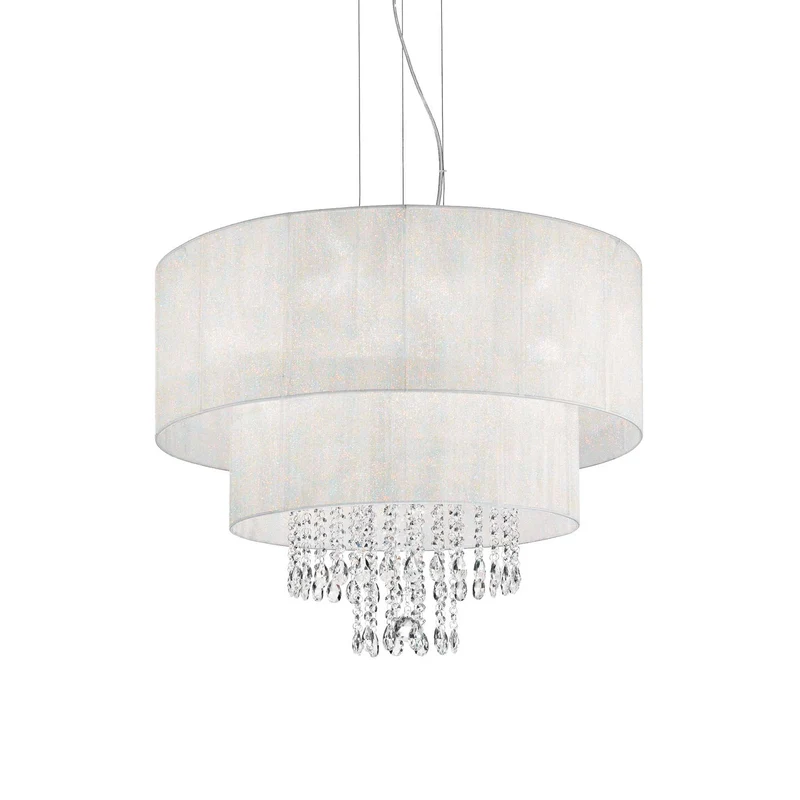 Suspension blanche D 710 x H min 860 - max 2610 mm