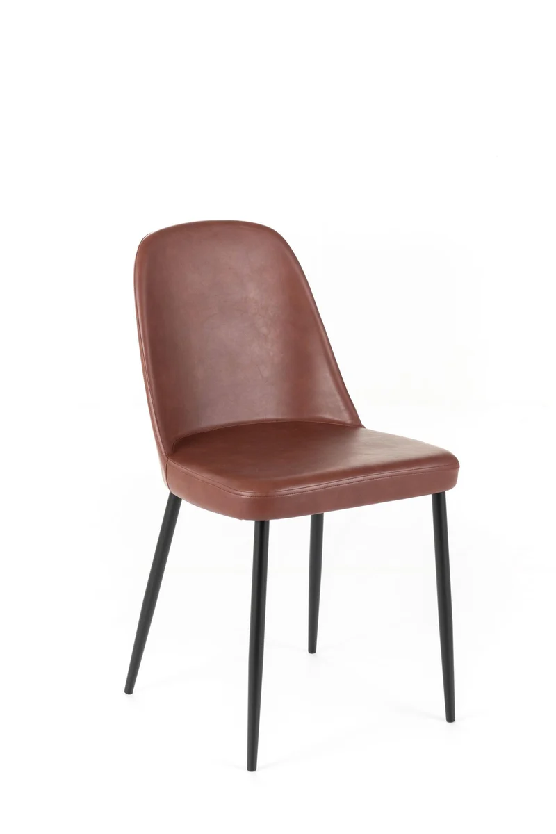 4x Chaise douce au toucher 52 cm x 45 cm x 85 cm