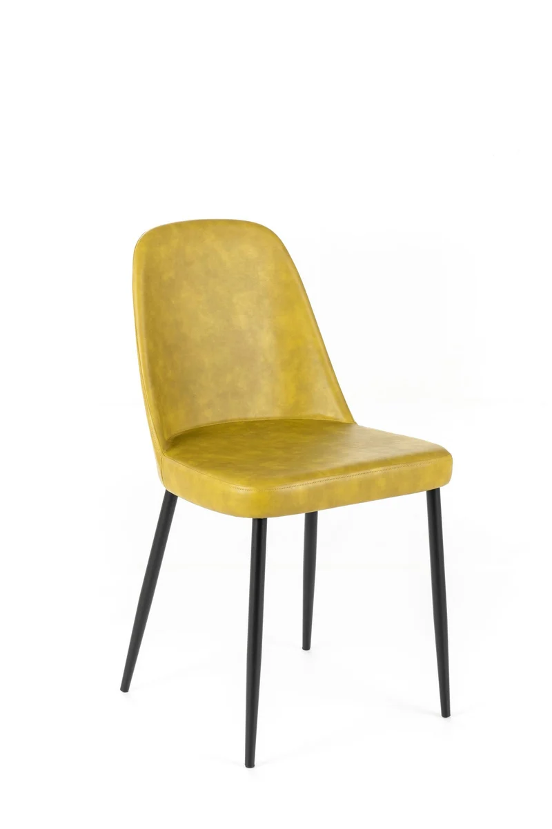 4x Chaise douce au toucher 52 cm x 45 cm x 85 cm