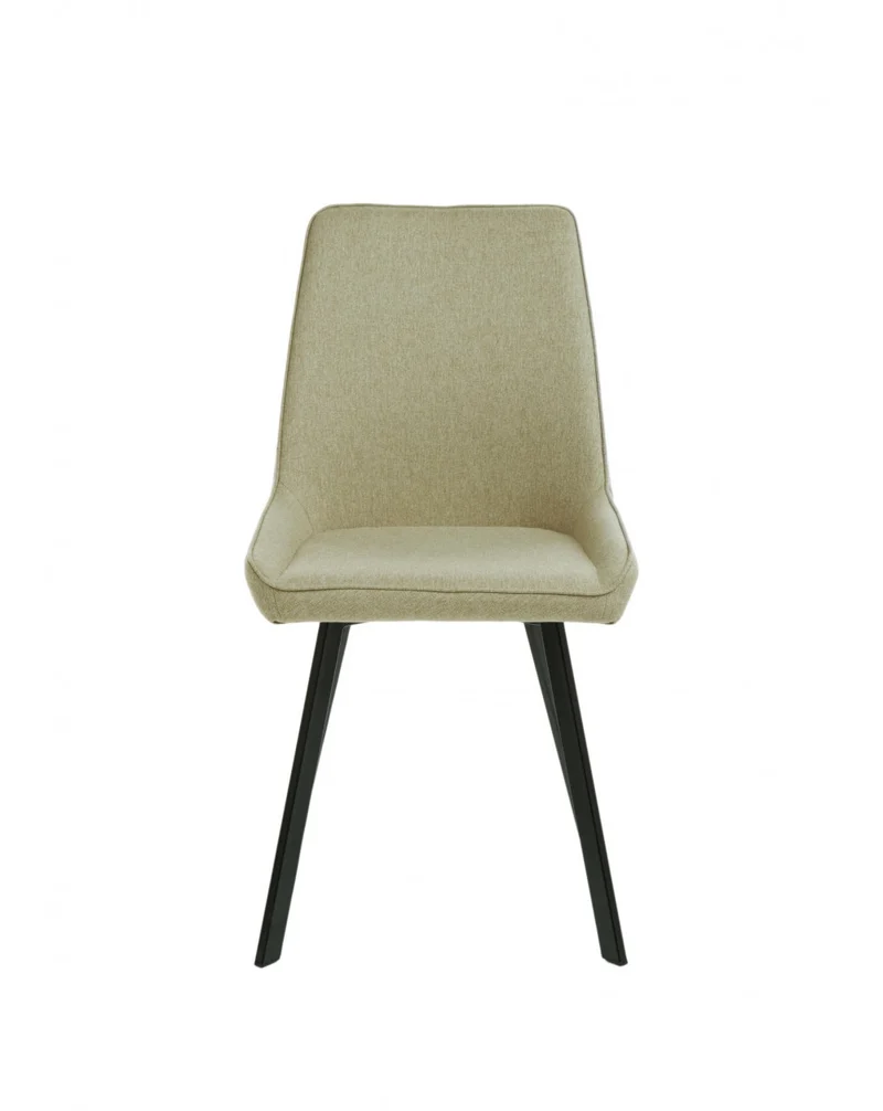 4x Chaise en Microfibre Beige - Renard