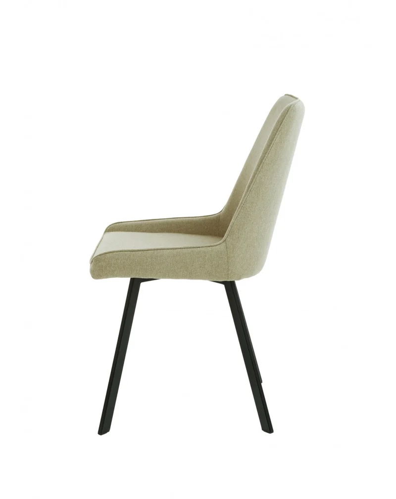 4x Chaise en Microfibre Beige - Renard