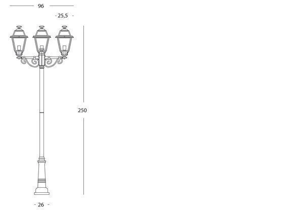 Lampe à suspension en aluminium moulé sous pression avec diffuseurs en verre transparent graphite