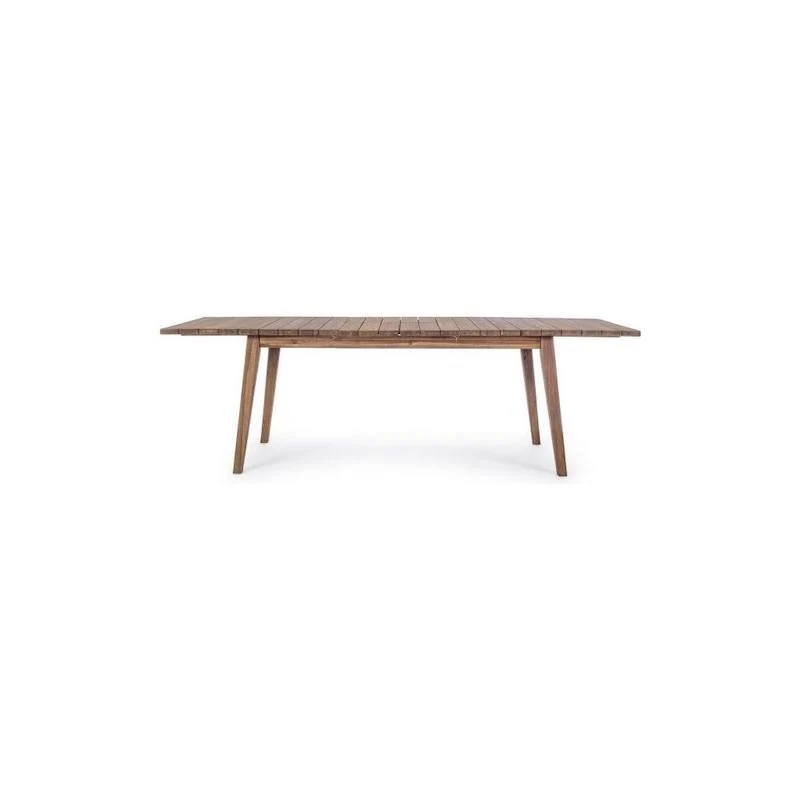 Table d'extérieur extensible en bois 180-240x90x h76 cm