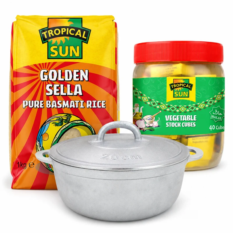 Dutch Pot, Rice & Vegetable Stock Bundle Set