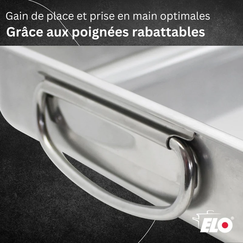 Plat à four acier inoxydable Elo Edition Red